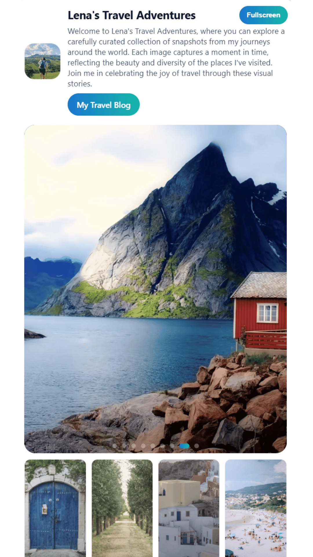 Gallery template