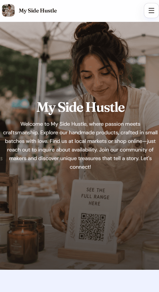 Side hustle template